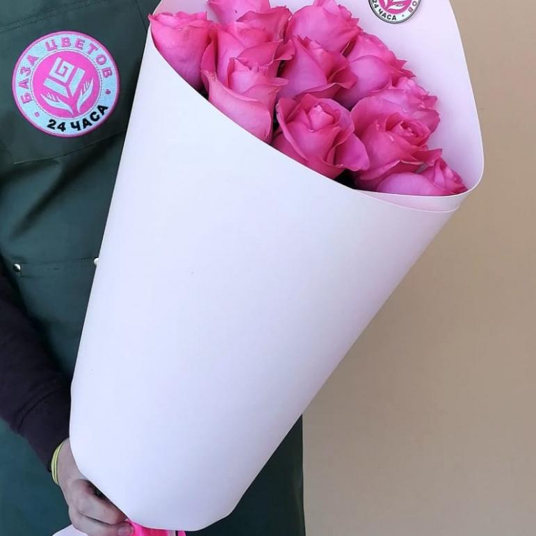 Букеты из розовых роз 70 см (Эквадор) (артикул - 26312vlg)