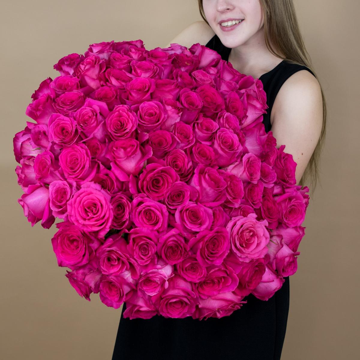 Букет из розовых роз 75 шт. (40 см) articul  12397vlg