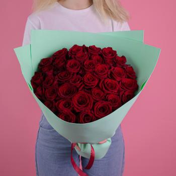 Розы Эквадор 40 см (Красные)