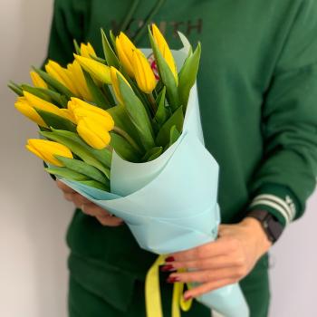 Тюльпаны жёлтые 15 шт Артикул: 19435vlg